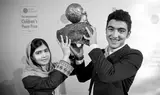 Malala Yousafzai and Mohamad Al Jounde